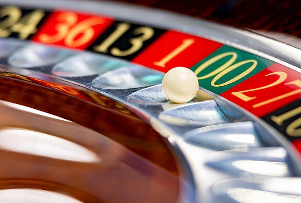 Roulette wheel spinning during a live session